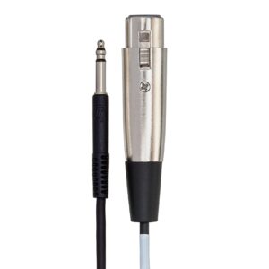 Hosa TTX-103F Balanced Interconnect, XLR3F to TT TRS, 3 ft