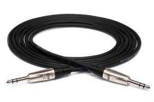 hosa hss-015 rean 1/4" trs to rean 1/4" trs pro balanced interconnect, 15 feet