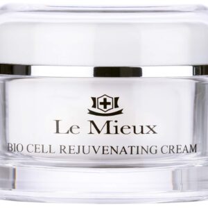 Le Mieux Bio Cell Rejuvenating Cream - Triple Peptide Facial Moisturizer with Hyaluronic Acid, Squalane & Rose Hip, Night & Day Cream for Face & Neck, No Parabens or Sulfates (1.75 oz / 52 ml)