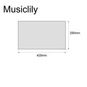 Musiclily 11.4 x17 Inch Guitar Bass Pickguard Blank Material DIY Sheet Scratch Plate for Strat Tele Electric Guitar Jazz Precision Bass,4Ply Tortoise Shell