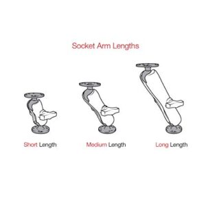 RAM Mounts Track Ball with T-Bolt Attachment RAP-B-354U-TRA1 with B Size 1" Ball