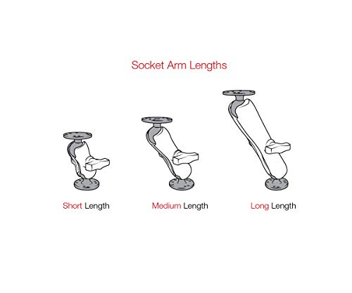 RAM Mounts Track Ball with T-Bolt Attachment RAP-B-354U-TRA1 with B Size 1" Ball