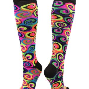 TCK Neon Swirls (Multi, Medium)