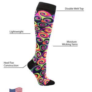 TCK Neon Swirls (Multi, Medium)