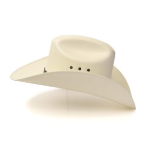 Western Express Natural Straw Cowboy Hat - Cattleman Style with Silver Conchos Hat Band | Cowboy & Cowgirl Hats for Men and Women