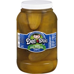 del-dixi dill pickles 1 gal 12-16 count