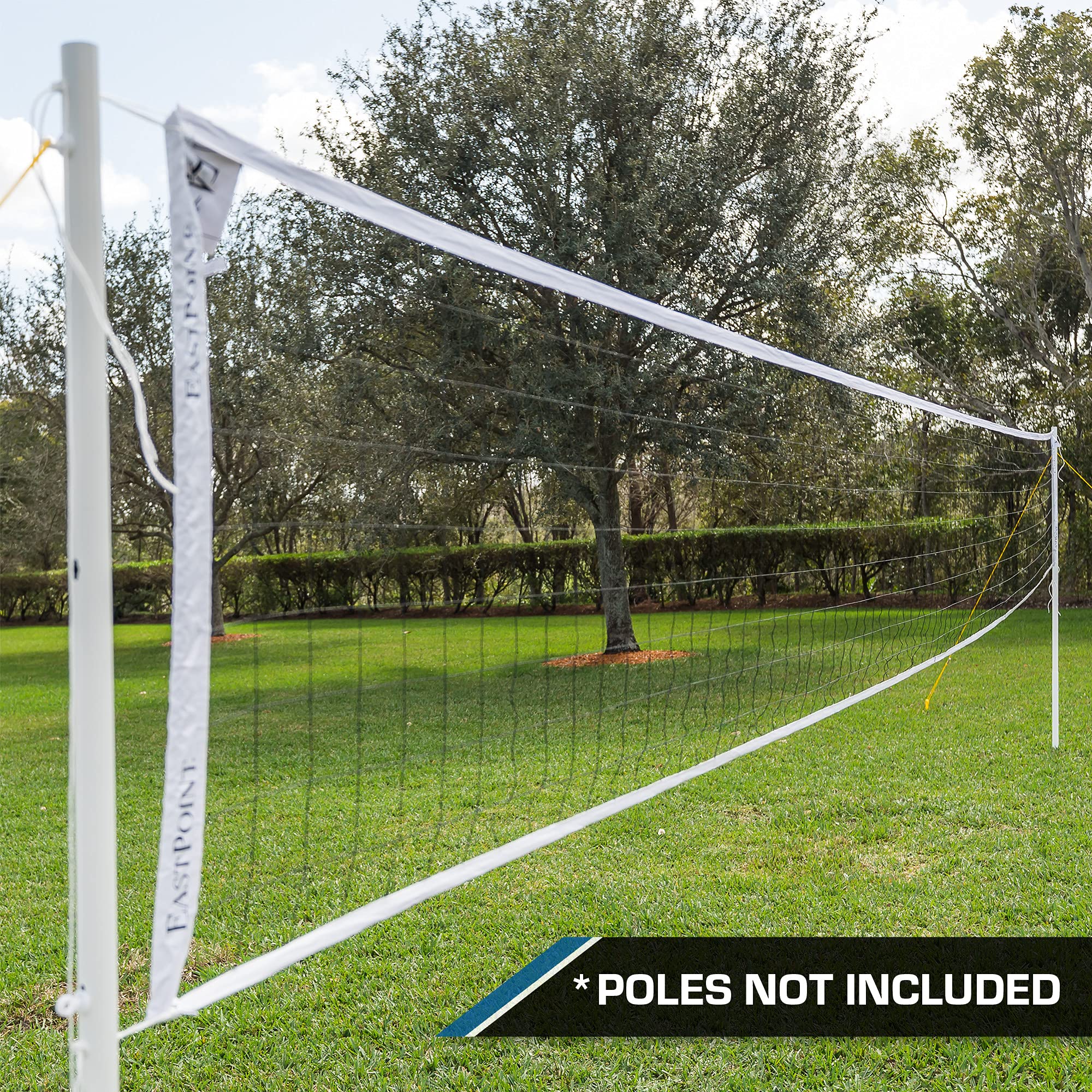 EastPoint Sports Replacement Volleyball Net with High Strength Cable, Reinforced Side Tapes, and Weather Resistant Material - Poles Not Included, Original Version