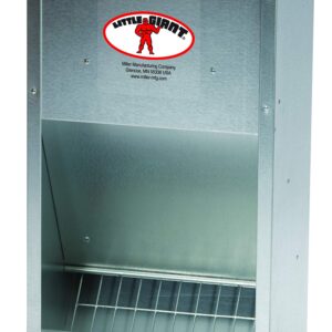 Little Giant® Large Steel Poultry Feeder | Galvanized High Capacity Poultry Feeder | 25 lbs