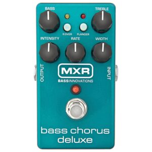 MXR M83 Bass Chorus Deluxe Pedal w/ 9V Power Supply and Patch Cables