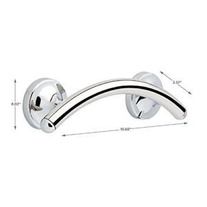 Delta Faucet DF705PC Wall Mounted 9" Curved Bathroom Safety Assist Bar in Polished Chrome