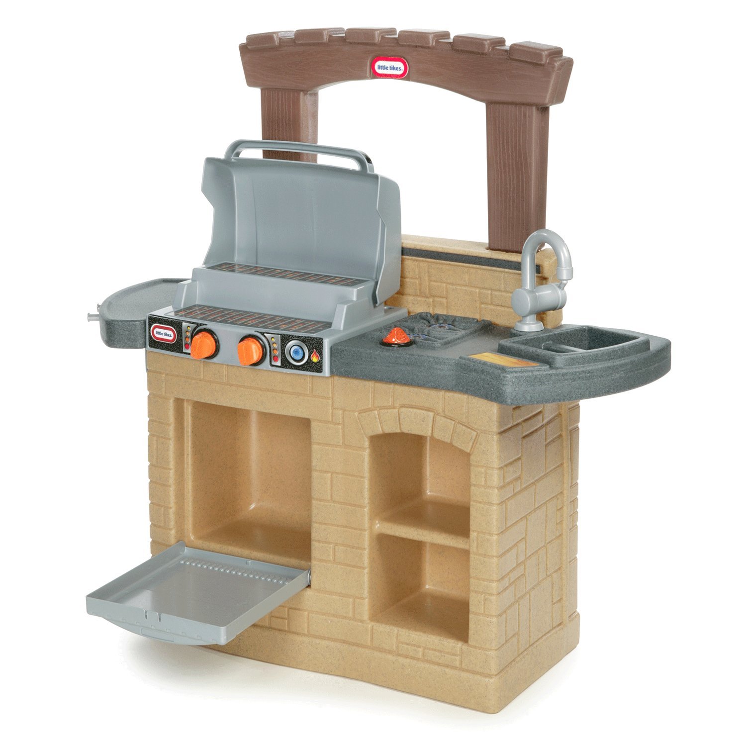 Little Tikes Cook 'n Play Outdoor BBQ , Brown