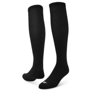 sof sole all sport over-the-calf team athletic performance socks (2 pair), medium, black