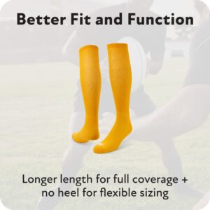 Sof Sole All Sport Over-the-Calf Team Athletic Performance Socks (2 Pair), Medium, Black