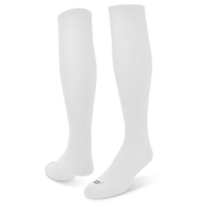 sof sole all sport over-the-calf team athletic performance socks (2 pair), medium, white