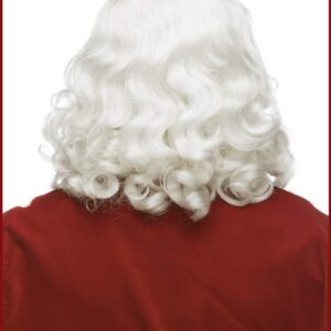 Costume Adventure Deluxe Santa Beard and Wig Set Santa Claus Beard and Wig Santa Clause Beard Set Deluxe Santa Clause Beard and Wig Set - One Size