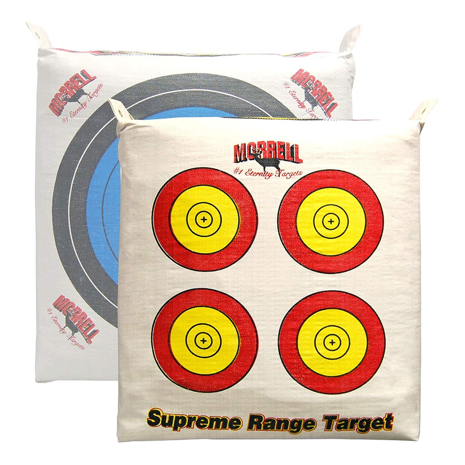 Morrell Weatherproof Supreme Range Archery Bag Target Replacement NASP Field Point Cover with 2 Shooting Sides and 4 Shooting Spots, White, Cover Only