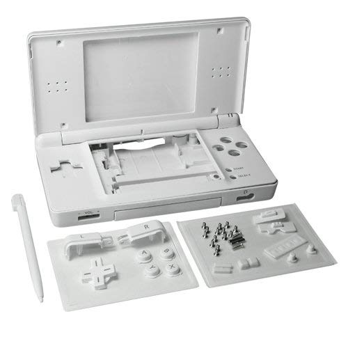 OSTENT Full Repair Parts Replacement Housing Shell Case Kit for Nintendo DS Lite NDSL Color White