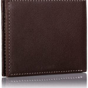 Timberland mens Blix Slimfold Leather Wallet, Brown, One Size