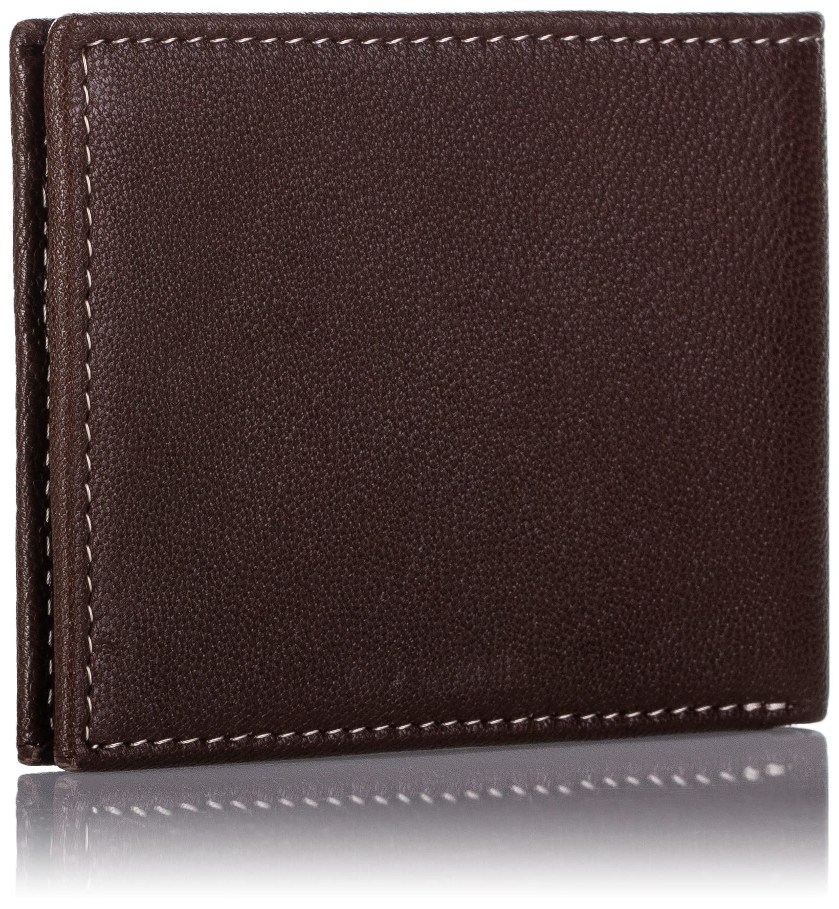 Timberland mens Blix Slimfold Leather Wallet, Brown, One Size