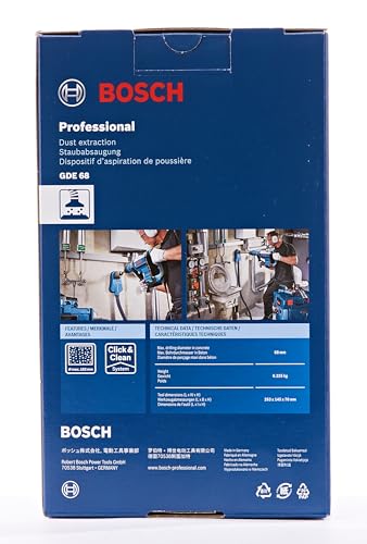 Bosch Professional GDE Dust Extraction Adapter, Navy Blue, 68 mm