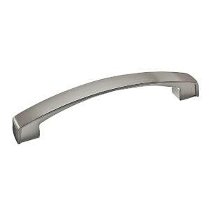 richelieu hardware bp8252128195 boisbriand collection 5 1/16-inch (128 mm) center-to-center brushed nickel transitional cabinet and drawer pull handle for kitchen, bathroom, and furniture