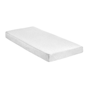 Classic Brands 4.5-Inch Plush Cool Gel Memory Foam Replacement Mattress for Sleeper Sofa Bed Full,White