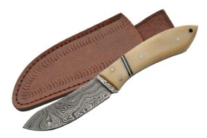 szco supplies damascus hunter hunting knife