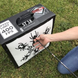 SpyderWeb ST18-Crossbow Archery Target-400 FPS-Easy Pull-Field Tip Only-18x18x11-25 Pounds-Made in USA