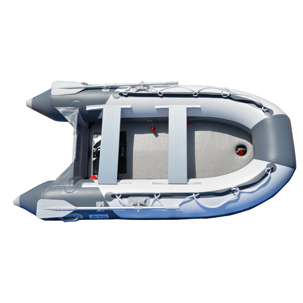 BRIS 9.8 ft Inflatable Boat Inflatable Dinghy Yacht Tender Raft with Air-deck Floor