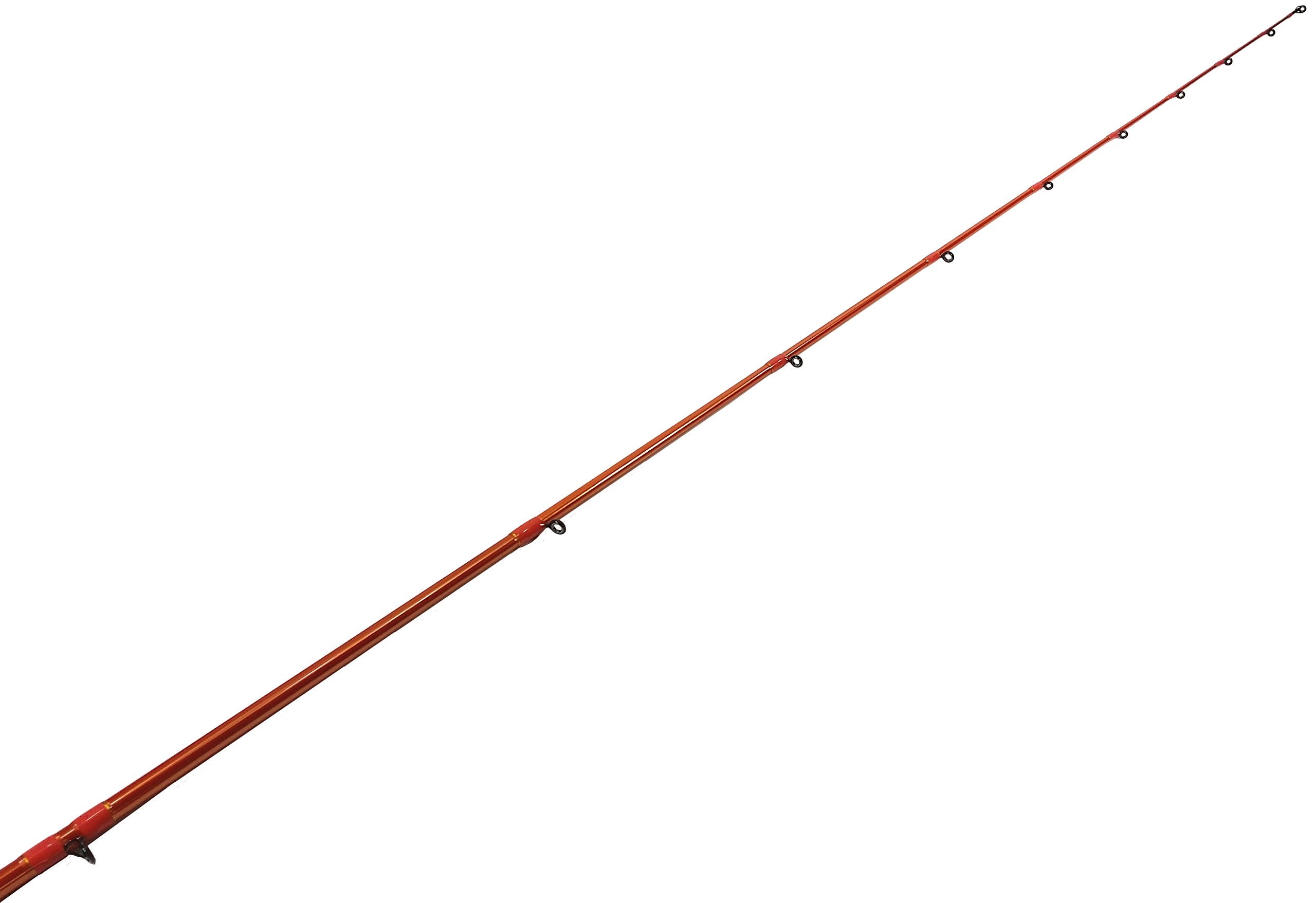 Carrot Stix Wild Wild Orange Casting Fishing Rod W/ Semi Micro Guides ( Medium/Heavy/7-Feet)