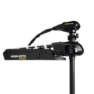 Minn Kota 1368695 Fortrex Freshwater Cable-steer Bow-Mount Trolling Motor with Universal Sonar 2, Heel-Toe Foot Control & Digital Maximizer, 112 lbs Thrust, 45" Shaft