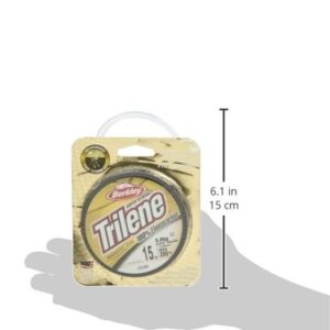 Berkley Trilene® 100% Fluorocarbon, Clear, 15lb | 6.8kg, 200yd | 182m Fishing Line, Suitable for Freshwater Environments