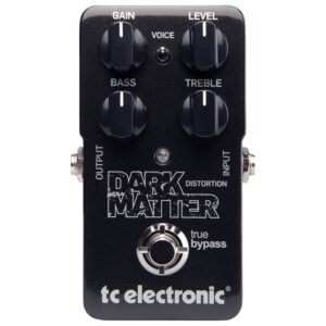 TC Electronic Dark Matter Distortion Guitar Effects Pedal Bundle 960720001