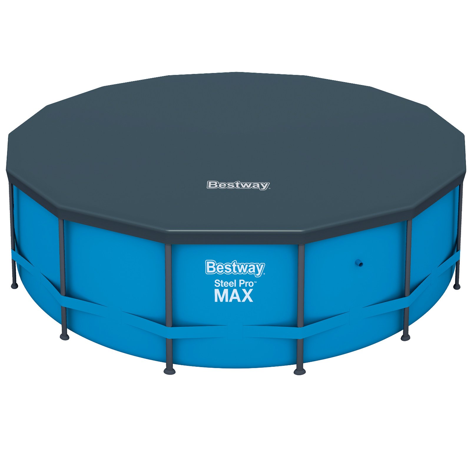 Bestway 15' Round Pool Cover, Black