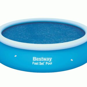 Bestway 58061 Flowclear 10'/3.05m Solar Cover Pool Accessories, 10-Feet by 30-inch, Blue