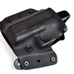 L.A.G. TACTICAL, INC., Defender Series, OWB/IWB Holster, Fits SIG P226R/MK25, Kydex, Right Hand, Black Finish