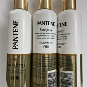 Pantene Hairspray, Non-Aerosol, Extra Strong Hold 3 8.5 fz (Pack of 3)