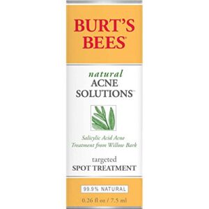 Burt's Bees Natural Acne Solutions Targeted Spot Treatment, 0.26 Ounces each (Value Pack of 3)