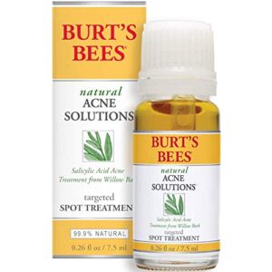 Burt's Bees Natural Acne Solutions Targeted Spot Treatment, 0.26 Ounces each (Value Pack of 3)