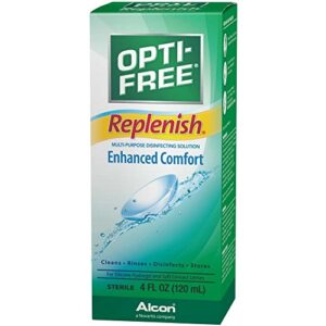 opti-free replenish multi-purpose disinfecting solution 4 oz (pack of 6)