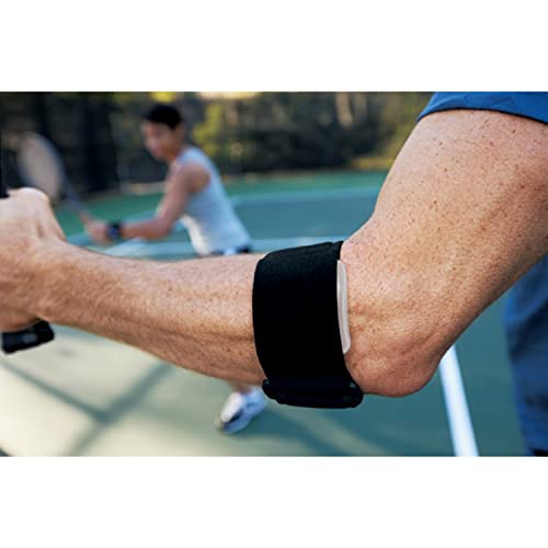 ACE Sport Tennis Elbow Strap, Adjustable, Black, 1/Pack