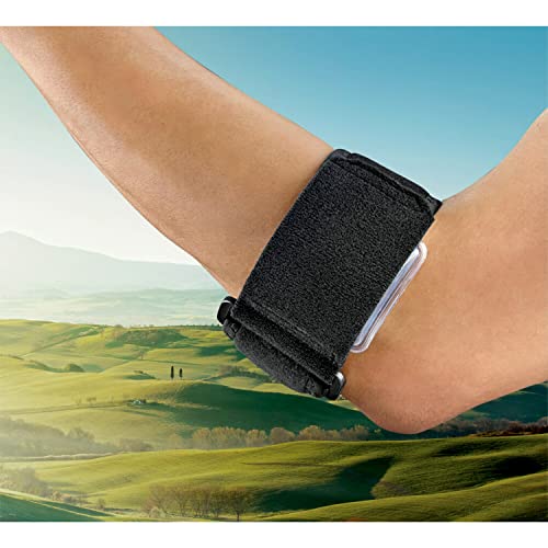 ACE Sport Tennis Elbow Strap, Adjustable, Black, 1/Pack