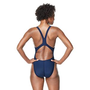 Speedo Women's Standard Swimsuit One Piece Prolt Super Pro Solid Adult, Navy, 30