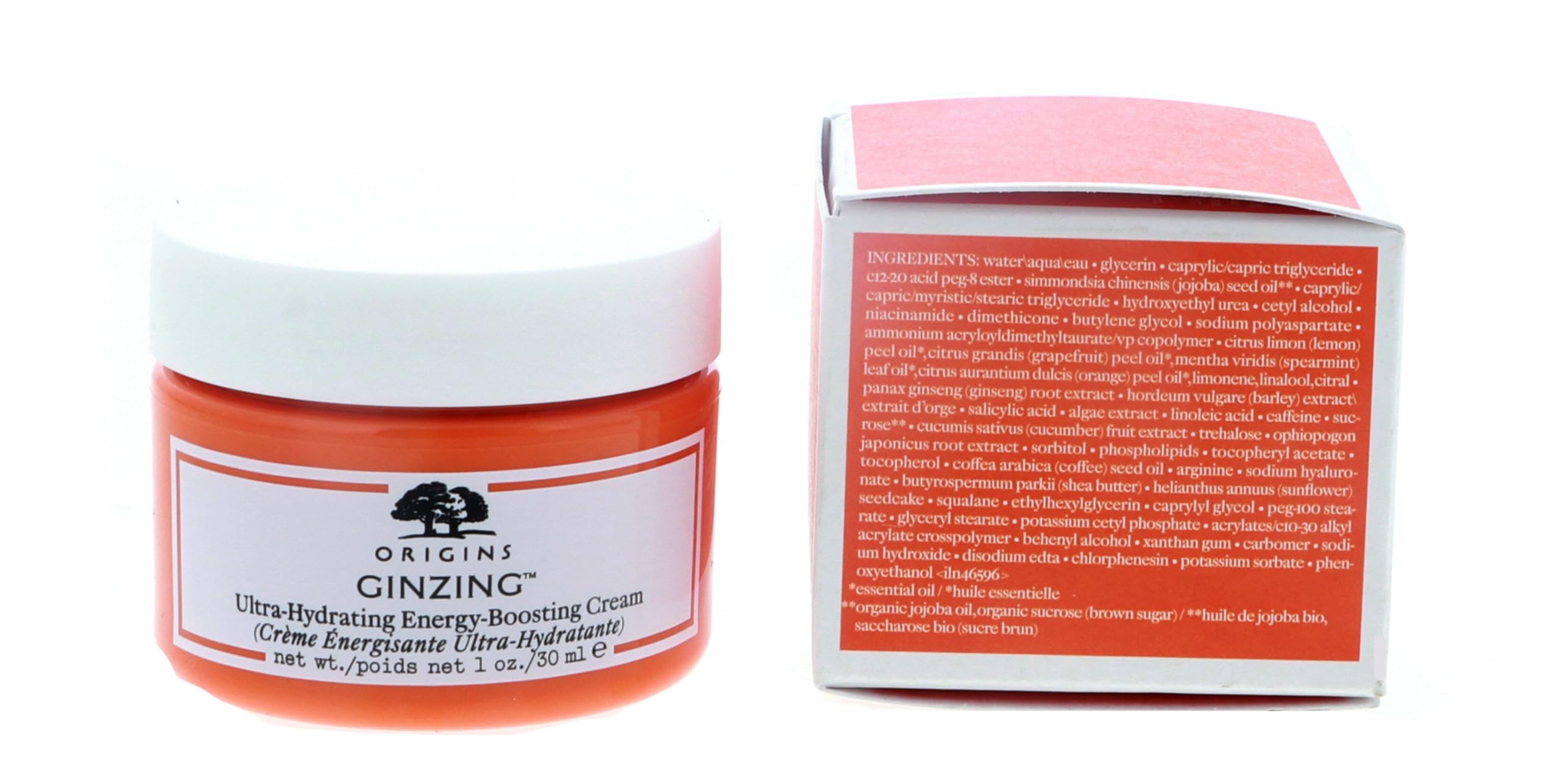 Origins Ginzing Energy Boosting Moisturizer 1 oz UNBOX