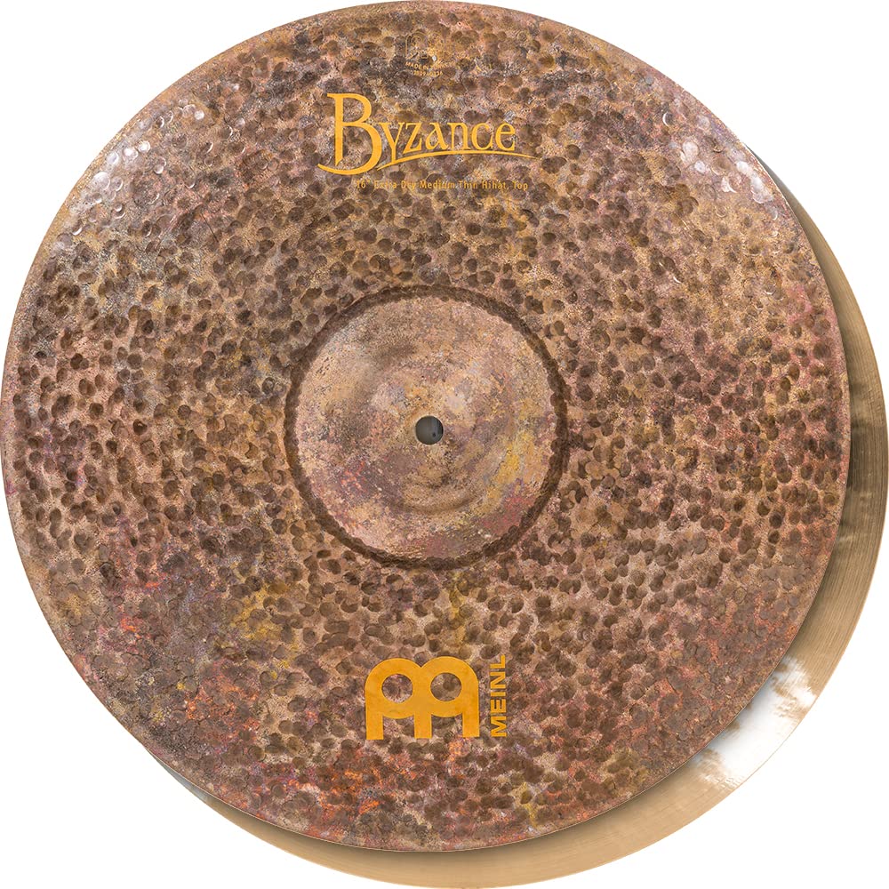 Meinl Cymbals B16EDMTH Byzance Extra Dry 16-Inch Medium Thin Hi Hat Cymbal Pair (VIDEO)