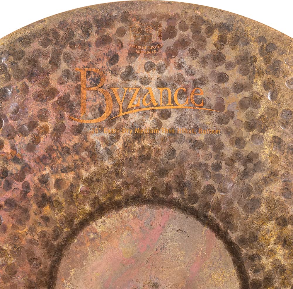 Meinl Cymbals B16EDMTH Byzance Extra Dry 16-Inch Medium Thin Hi Hat Cymbal Pair (VIDEO)