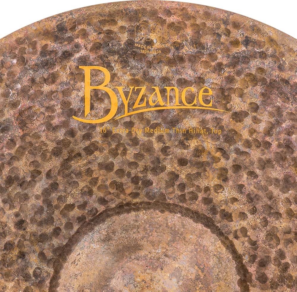 Meinl Cymbals B16EDMTH Byzance Extra Dry 16-Inch Medium Thin Hi Hat Cymbal Pair (VIDEO)