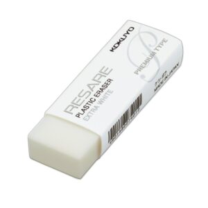 kokuyo resare plastic eraser, premium type, extra white, japan import (keshi-97n)