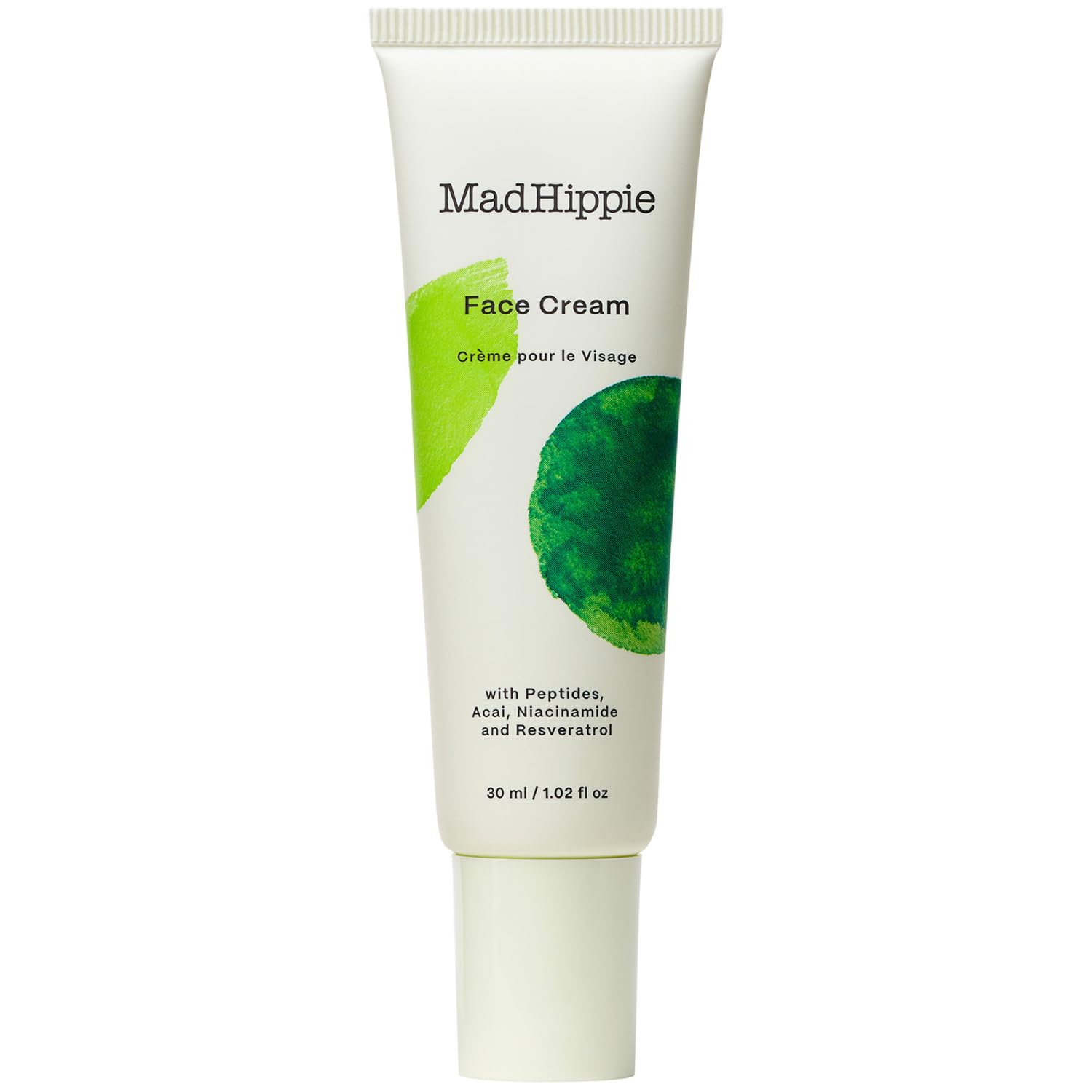 Mad Hippie Face Cream, Reduces The Appearance Of Wrinkles, With Peptide Complex 1.02 Fl Oz (Includes a pillow pack)