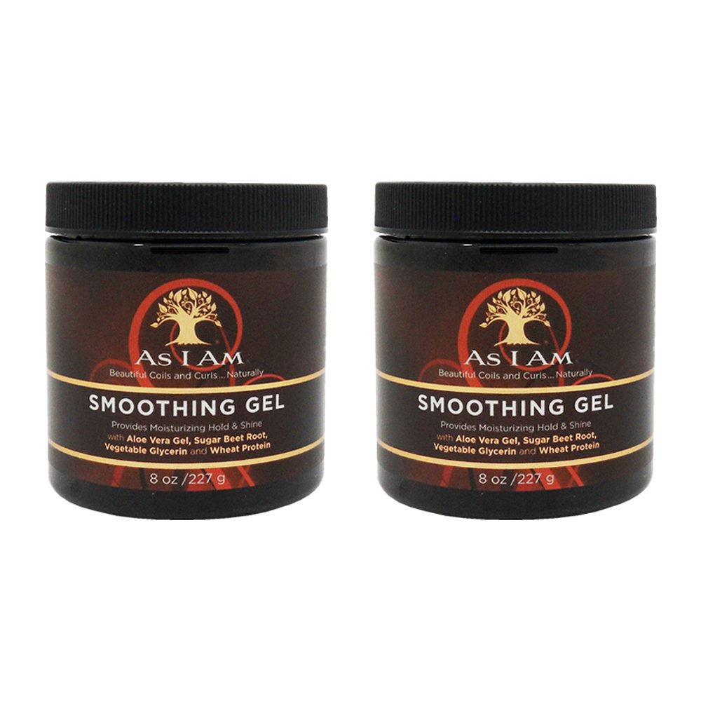 As I Am Smoothing Gel Size, 8 Ounce (Pack of 2)